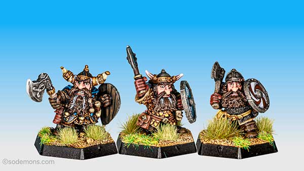 ADD31 Dwarf Fighter with Axe