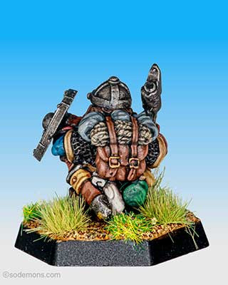 ADD31 Dwarf Fighter with Axe - Low Level