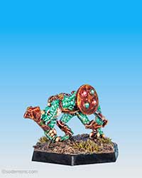 Warrior with Mace and Shield