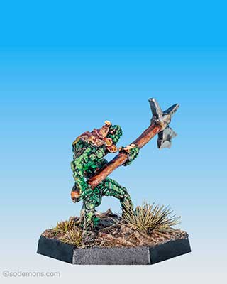 Warrior with Halberd