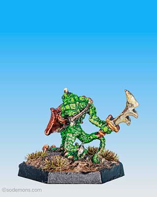 Warrior with Hooked Sword