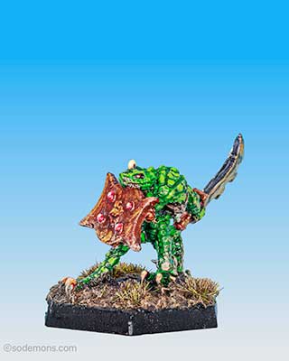 Warrior with Hooked Sword