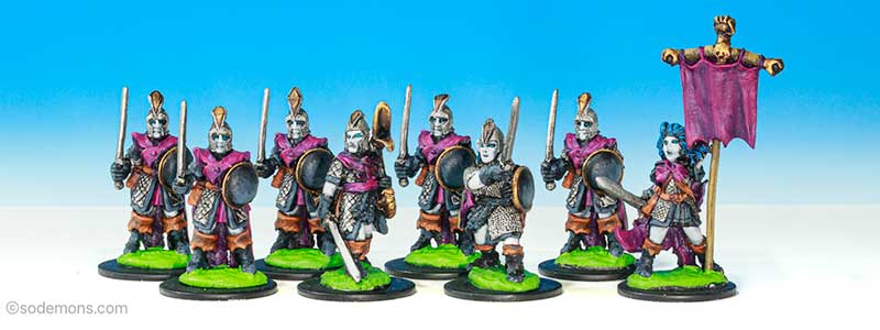 RR4v1 Mengil Manhide's Dark Elf Company