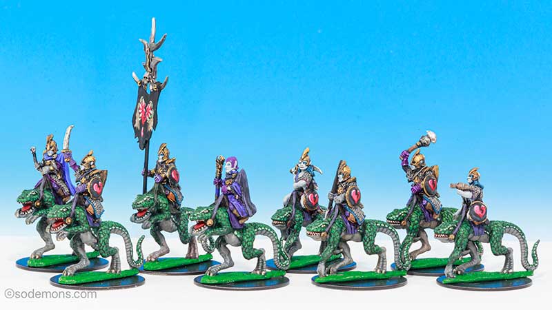 C21 Dark Elf Cold One Riders