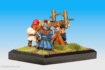 FTD16 Dwarf War Engine with 3 Crew