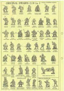 1987 Original Dwarfs Flyer