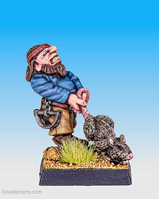 074308/01 Rat Catcher (D6 Villager Ratcatcher)