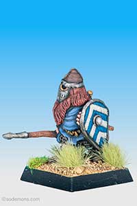 FTD1 Dwarf with Spear and Sword
