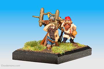 FTD16 Dwarf War Engine with 3 Crew