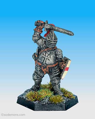 FTF11 Rotund Paladin striking with Sword