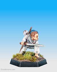 FTF24 Unarmoured Fighter with Sword and Bow