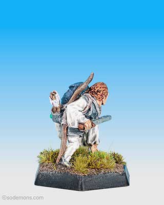 FTF24 Unarmoured Fighter with Sword and Bow