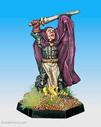 FTF43 Chaos Warrior with Raised Sword and Cloak