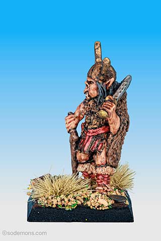 Chieftain with Whip & Sword
