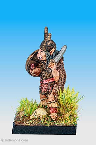 Chieftain with Shield & Sword