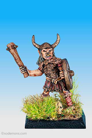 Hobgoblin with Spiked Club & Shield