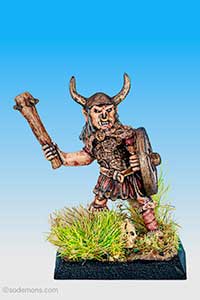 Hobgoblin with Spiked Club & Shield