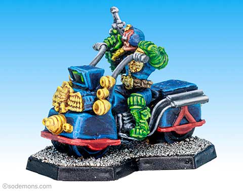 JD01 Judge Dredd on Lawmaster