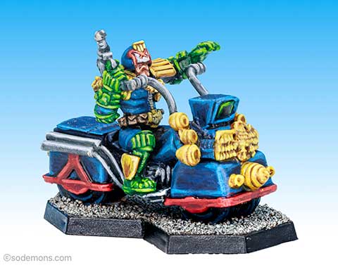 JD01 Judge Dredd on Lawmaster