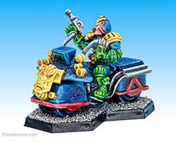 JD17 Brit-Cit Judge on Lawmaster Bike