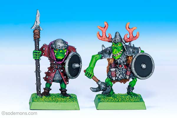 LE11 Giant Orc Chieftain and Bodyguard