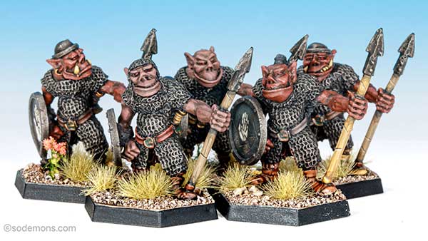 ME42v2 Orcs of the White Hand - Spears