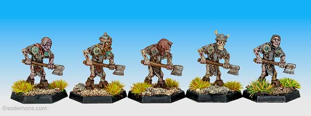 ME72v2 Deadmen of Dunharrow - Axes