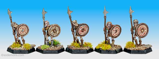 ME72v2 Deadmen of Dunharrow - Spears