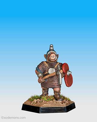 ORC10 Orc with Piercing Axe