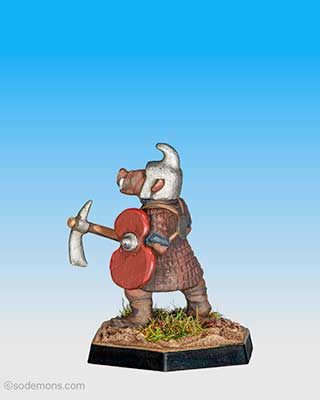 ORC10 Orc with Piercing Axe