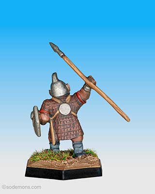 Orc21 Orc with Shield and Open Hand