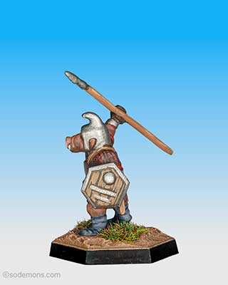 Orc21 Orc with Shield and Open Hand