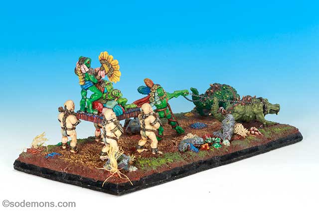 C22 Slann Cold One Warhounds & Handler