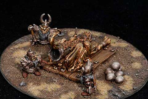 Chaos Dwarf Siege Cannon