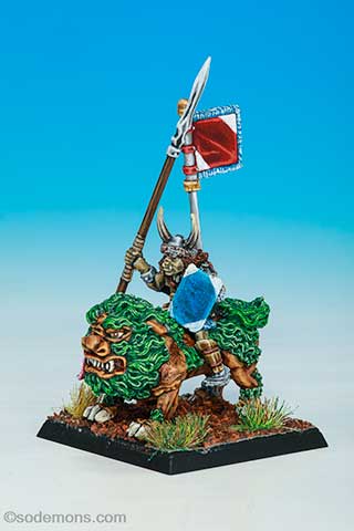 Temple Dog with Hobgoblin rider