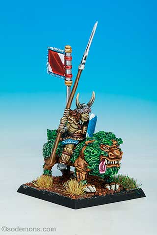 Temple Dog with Hobgoblin rider