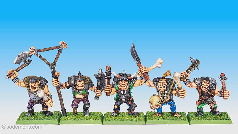 Golgfags Regiment of Mercenary Ogres v3
