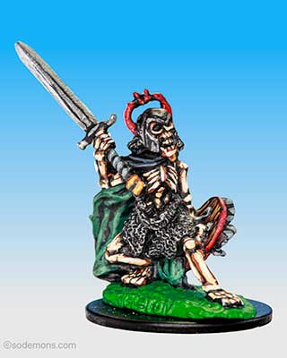 Skeleton with Sword, Shield & Cloak *