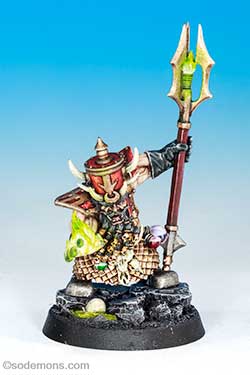 Warhammer World Exclusive - Chaos Dwarf Legion of Azgorh Daemonsmith