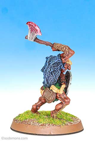 FTT5 Troll in Furs with Axe and Shield