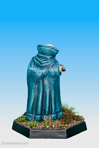Wizard with Glasses Reading Spell Book