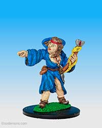 FA16 Female Wizard with Dagger and Staff