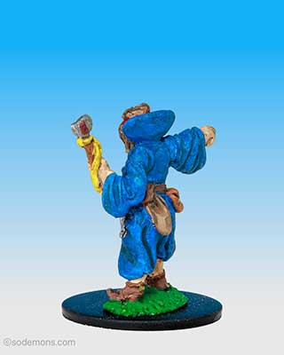 FA16 Female Wizard with Dagger and Staff