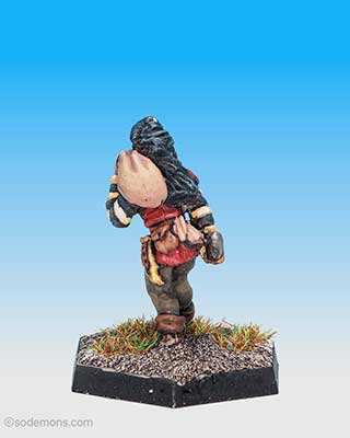 FA17 Female Thief with Dagger & Sack