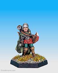 FTF14 Female Fighter with Breastplate, Sword, and Bow