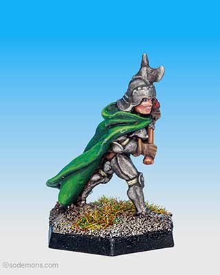 FTF37 Female Fighter with Poleaxe