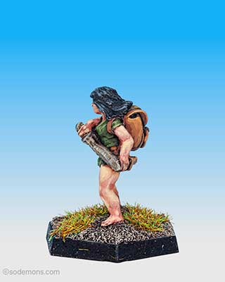 FTF50 Amazon with Sword, Dagger and Pack