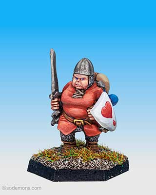 FTF54 Fat Lady Fighter with Sword