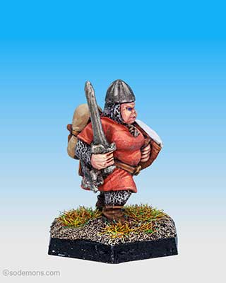 FTF54 Fat Lady Fighter with Sword