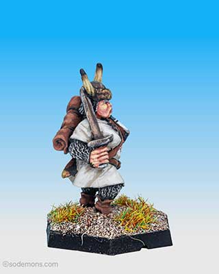 FTF56 Fat Lady Fighter with Horned Helmet